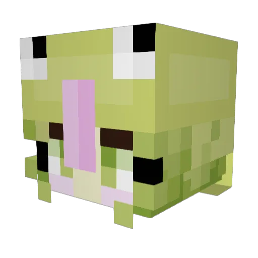 Lodssin Minecraft avatar head, 3D render
