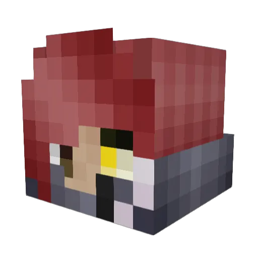 Lodur2211 Minecraft avatar head, 3D render
