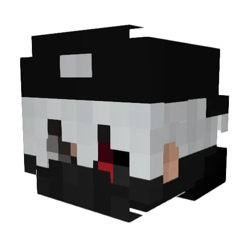 Loend Minecraft avatar head, 3D render