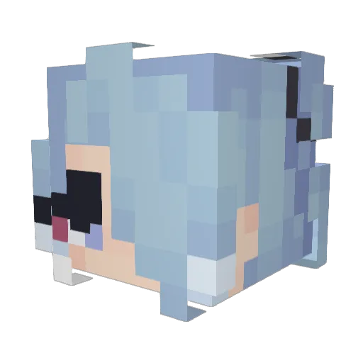 Loewen_Leo Minecraft avatar head, 3D render