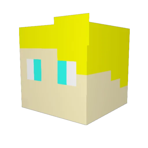 Loewenboss369 Minecraft avatar head, 3D render
