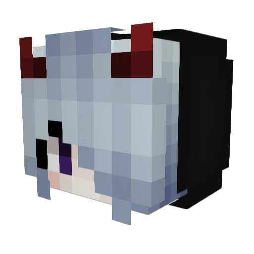 Loewenherz_959 Minecraft avatar head, 3D render