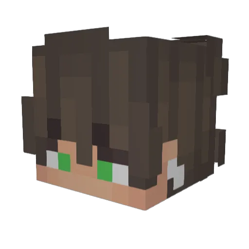 Loffre_ Minecraft avatar head, 3D render