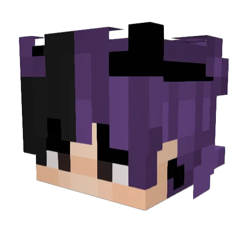 Loffy_TTV_ Minecraft avatar head, 3D render