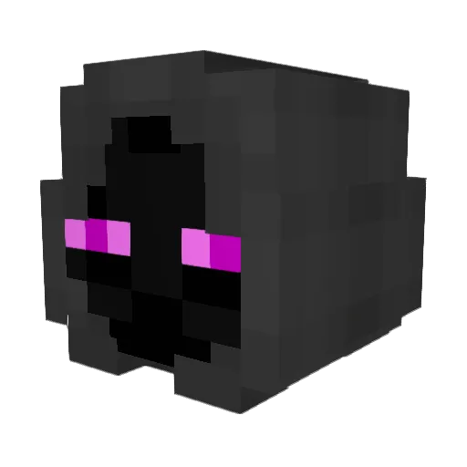 Loftless Minecraft avatar head, 3D render