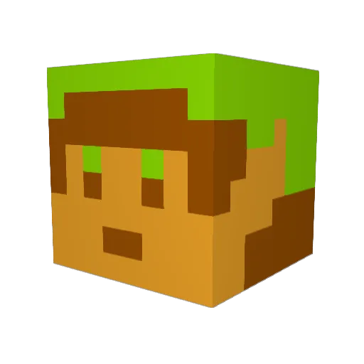 LoftwingRider Minecraft avatar head, 3D render
