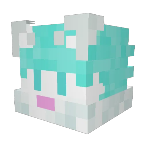 LoftyIsHere Minecraft avatar head, 3D render