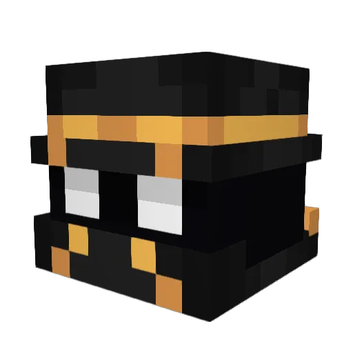 LogDefault Minecraft avatar head, 3D render