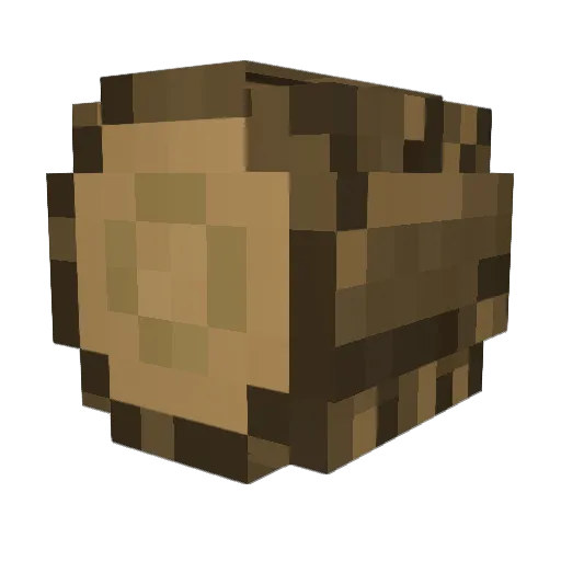 Logacius Minecraft avatar head, 3D render