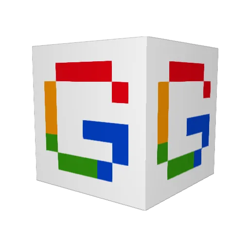 Logalott Minecraft avatar head, 3D render