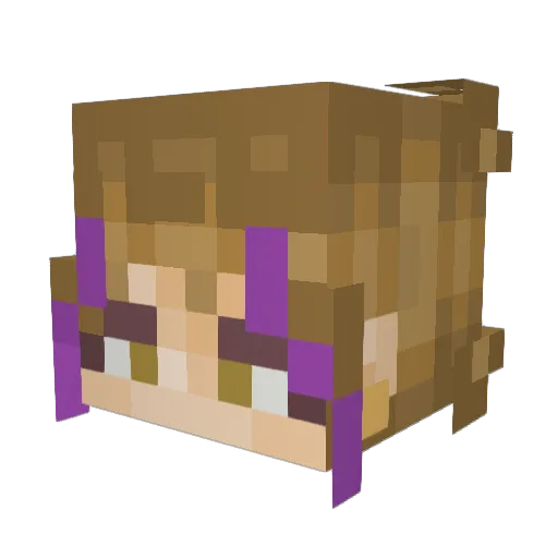 Logan3008 Minecraft avatar head, 3D render