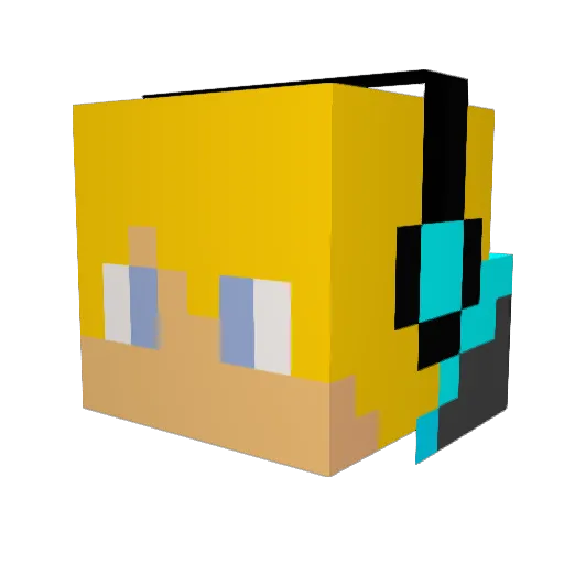 LoganBro1152 Minecraft avatar head, 3D render