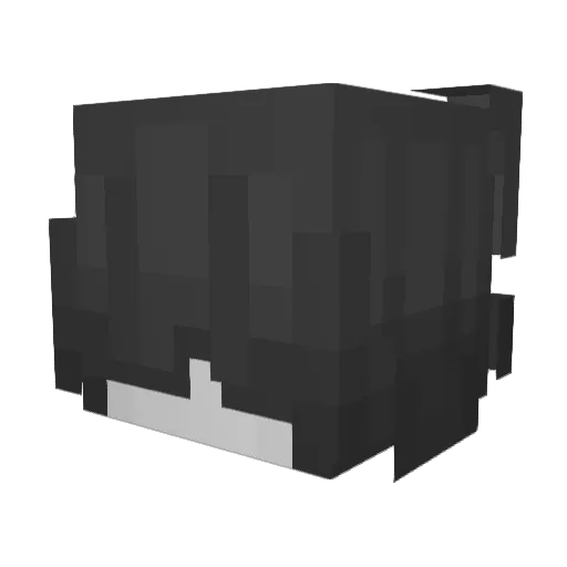 LoganBugg Minecraft avatar head, 3D render