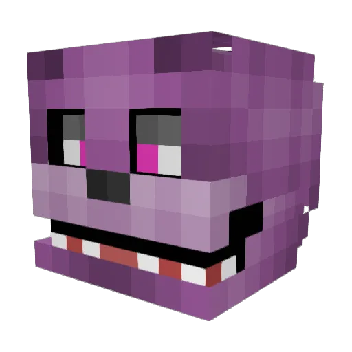 LoganSean Minecraft avatar head, 3D render