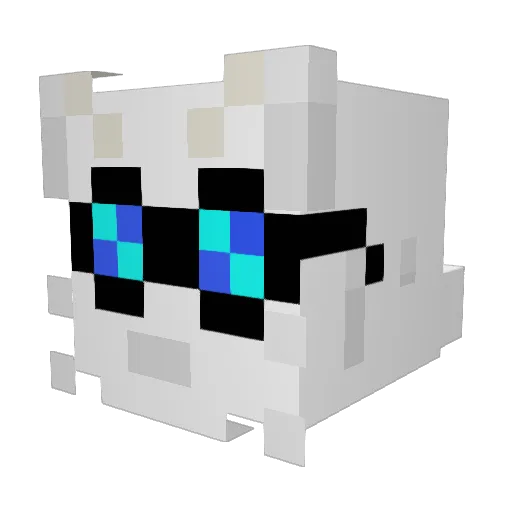 LoganXavierT Minecraft avatar head, 3D render