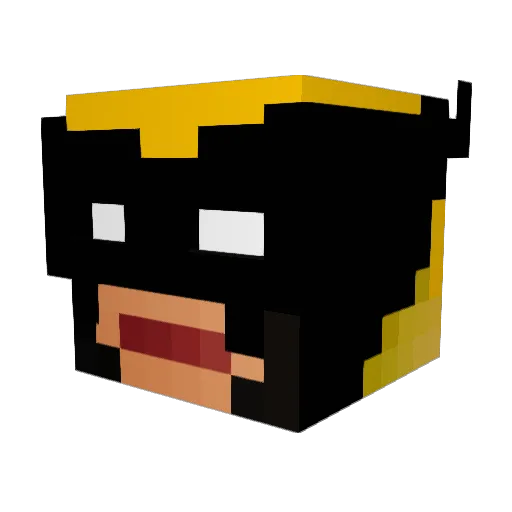 Logan_137 Minecraft avatar head, 3D render