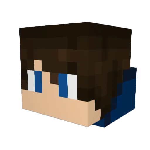 Logan_Grimnar1 Minecraft avatar head, 3D render