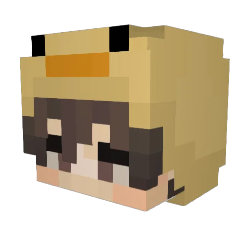 Logan_Logicc Minecraft avatar head, 3D render