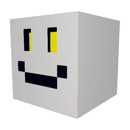 Loganfish14 Minecraft avatar head, 3D render