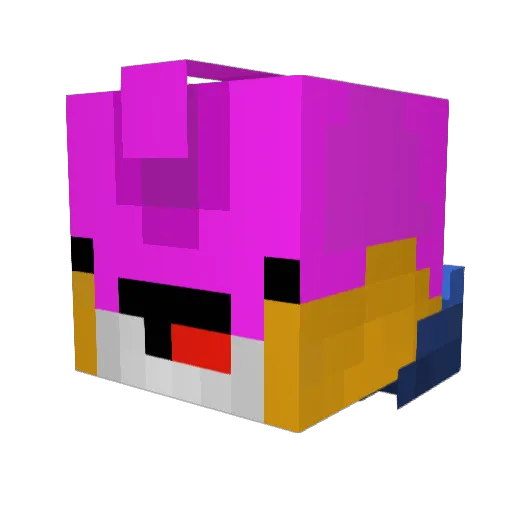 Logantheleon Minecraft avatar head, 3D render
