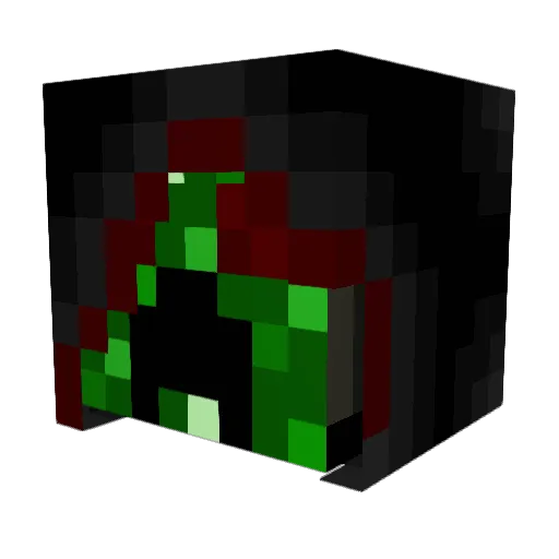 Logbos Minecraft avatar head, 3D render