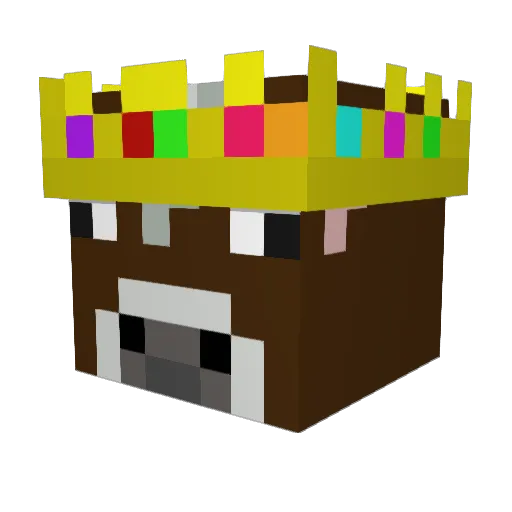 Logchamp28 Minecraft avatar head, 3D render