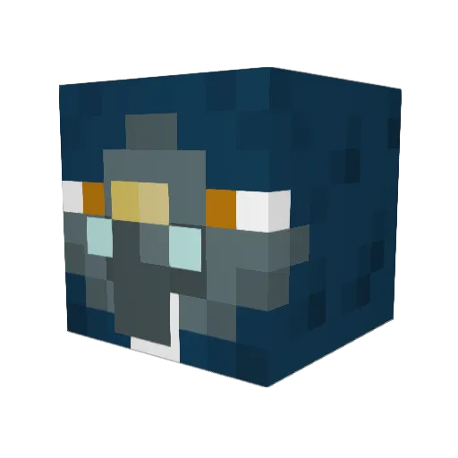 Loggie1826 Minecraft avatar head, 3D render