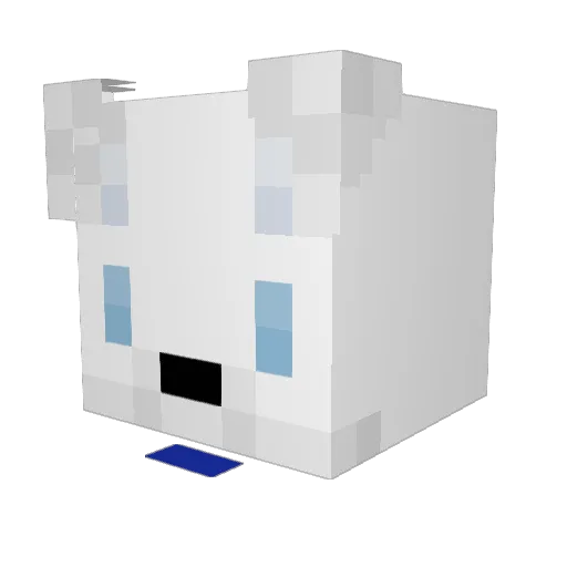 LogiARPlayz Minecraft avatar head, 3D render