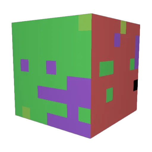 LogiMontgom06 Minecraft avatar head, 3D render