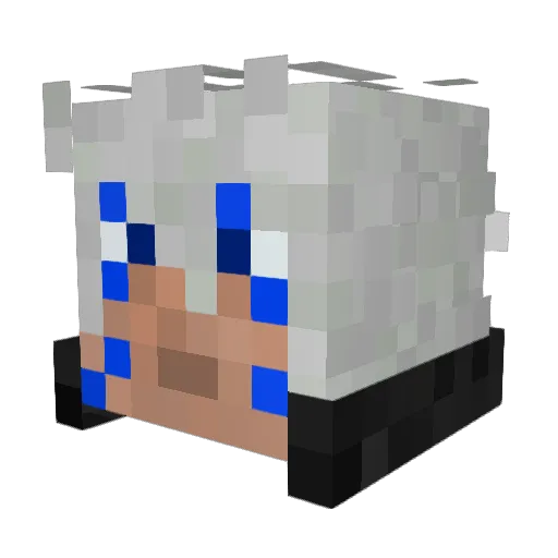 Logia_65 Minecraft avatar head, 3D render