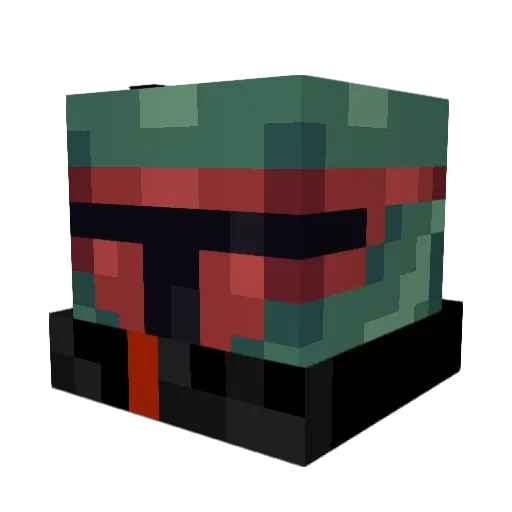 LogicHades Minecraft avatar head, 3D render