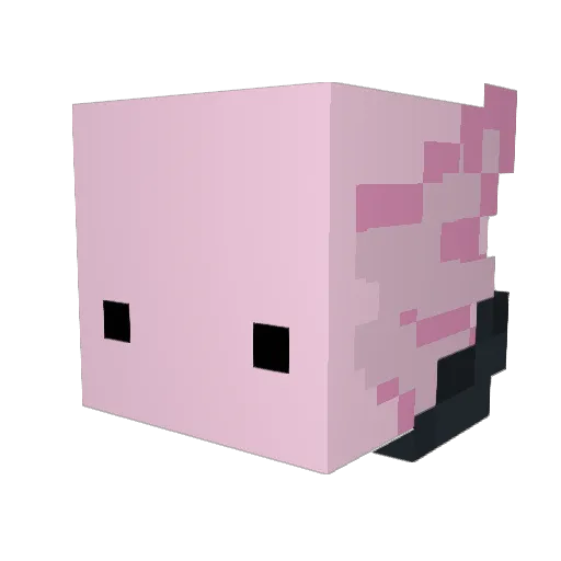 LogicWayy Minecraft avatar head, 3D render