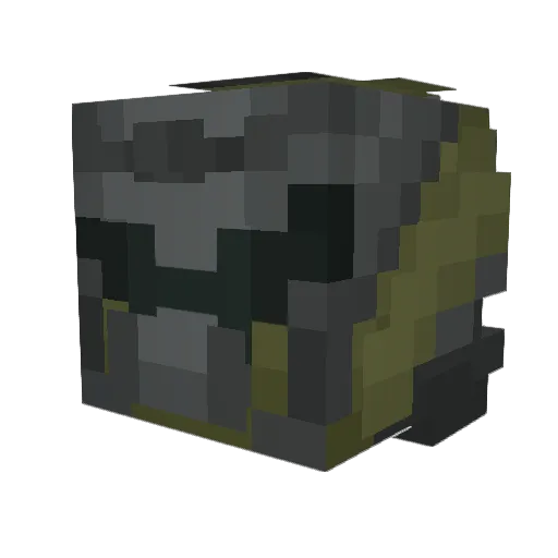 Logical12 Minecraft avatar head, 3D render