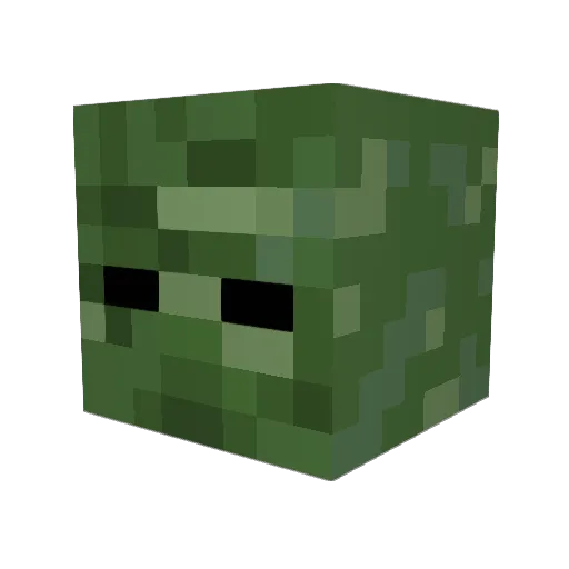 LogicalRal Minecraft avatar head, 3D render