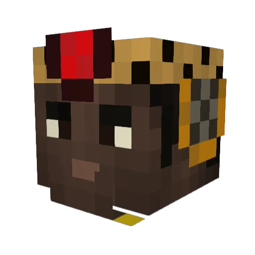 Logikiel Minecraft avatar head, 3D render