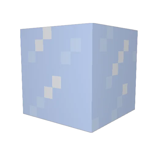 LoginButton Minecraft avatar head, 3D render