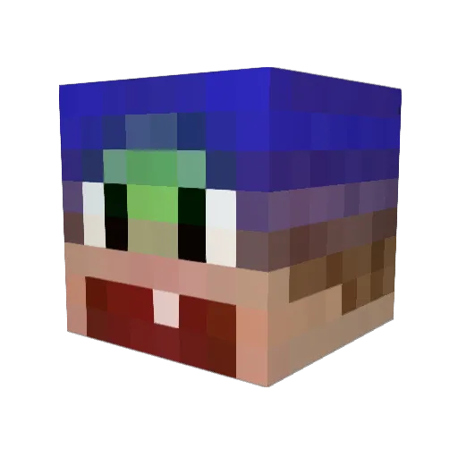 LogischerJoLets Minecraft avatar head, 3D render