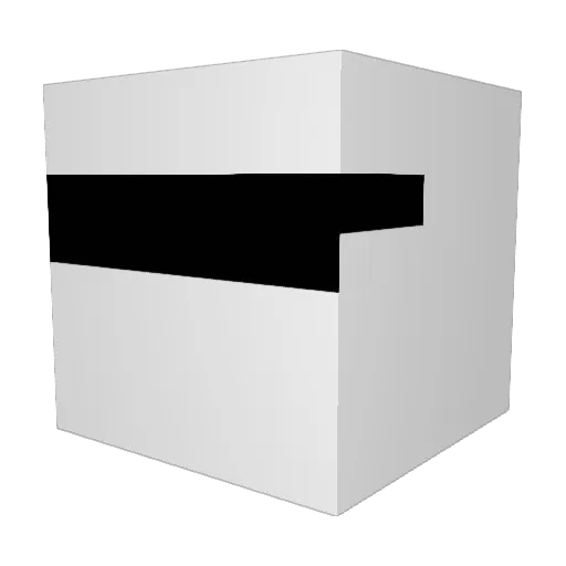 LogiscoolPO01 Minecraft avatar head, 3D render