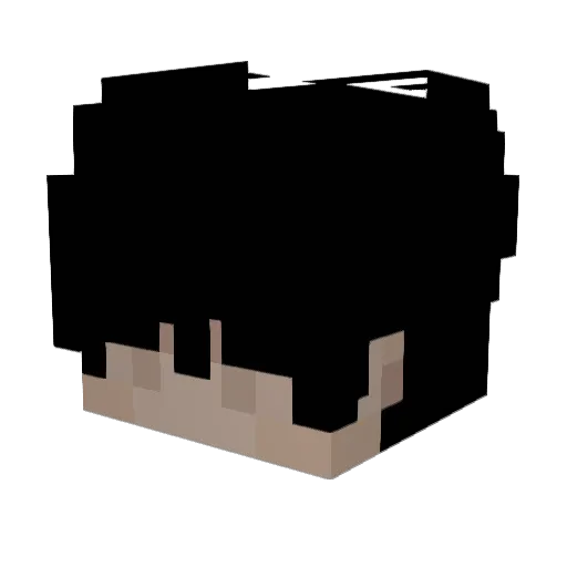 Logistical Minecraft avatar head, 3D render