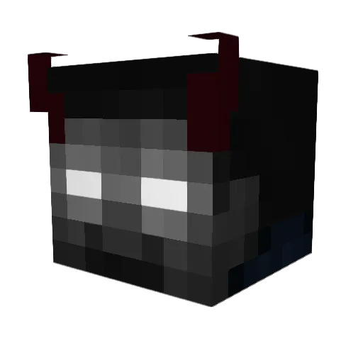 LogoBlockMaster Minecraft avatar head, 3D render