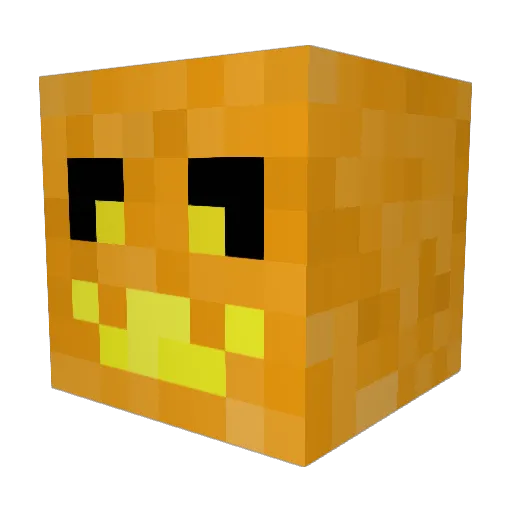LogoDucK Minecraft avatar head, 3D render
