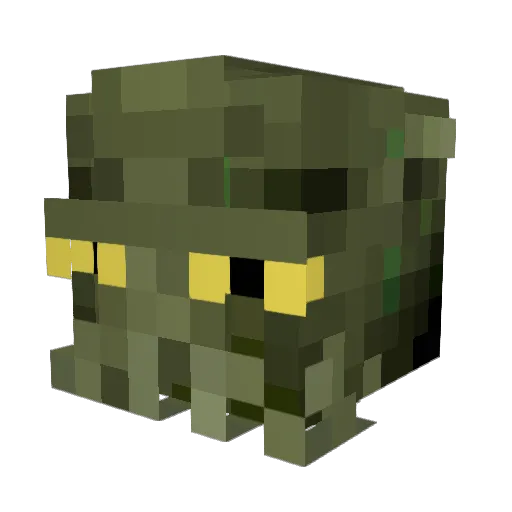 Logos___ Minecraft avatar head, 3D render