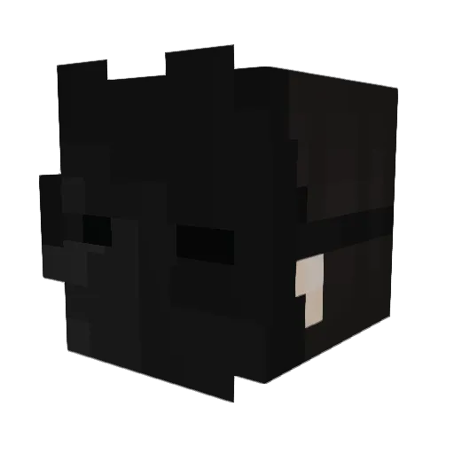 Logotip4ik Minecraft avatar head, 3D render