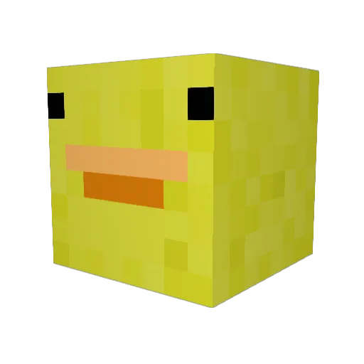 Logpoze Minecraft avatar head, 3D render