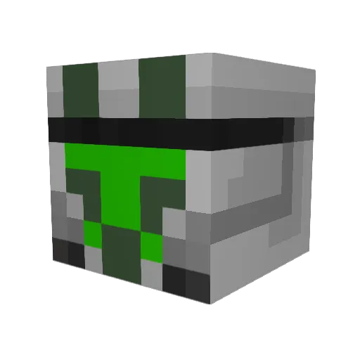 Logstar09 Minecraft avatar head, 3D render