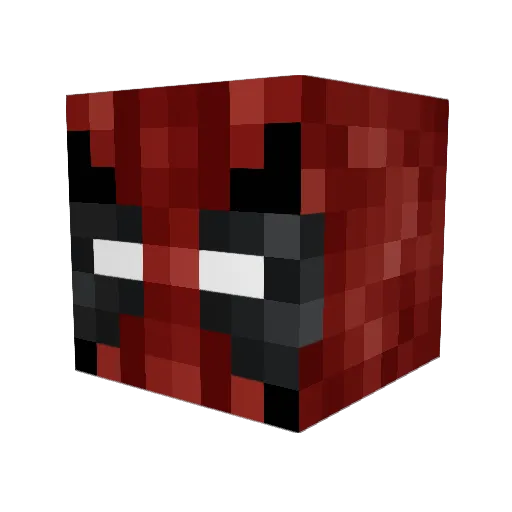 Logster1001 Minecraft avatar head, 3D render