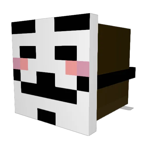Logy72 Minecraft avatar head, 3D render