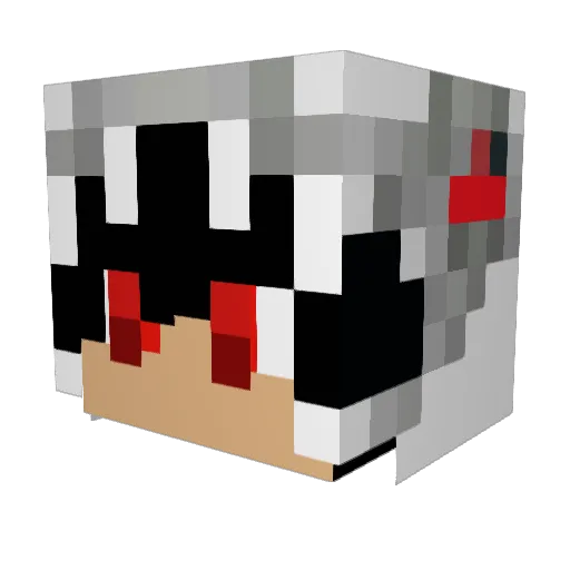 Lohberg_ Minecraft avatar head, 3D render