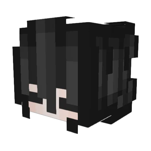 Lohikaarme_ Minecraft avatar head, 3D render