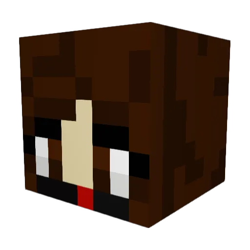 LokJavi Minecraft avatar head, 3D render